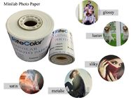 फुजीफिल्म प्रिंटर के लिए इंकजेट प्रिंटिंग चमक सूखी राल लेपित फोटो पेपर रोल