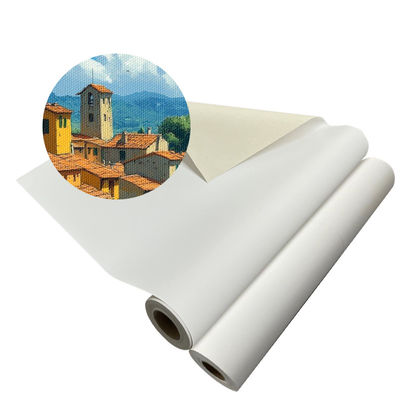 मुद्रण योग्य जलरोधक 220gsm पॉलिएस्टर कैनवास रोल