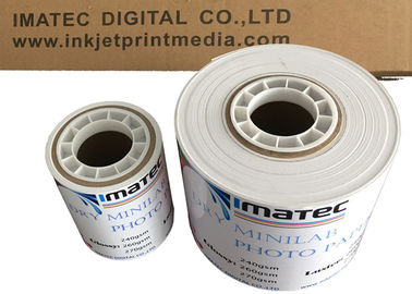डिजिटल ड्राई मिनिलाब फोटो पेपर रोल 240Gsm चमक ग्लॉसी 6 