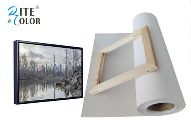 Exhibition 280Gsm Polyester Printing Canvas Rolls Matte Inkjet Fabric Paper